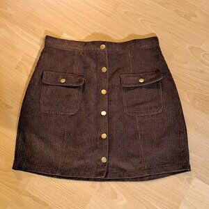 Shein Corduroy Mini Skirt